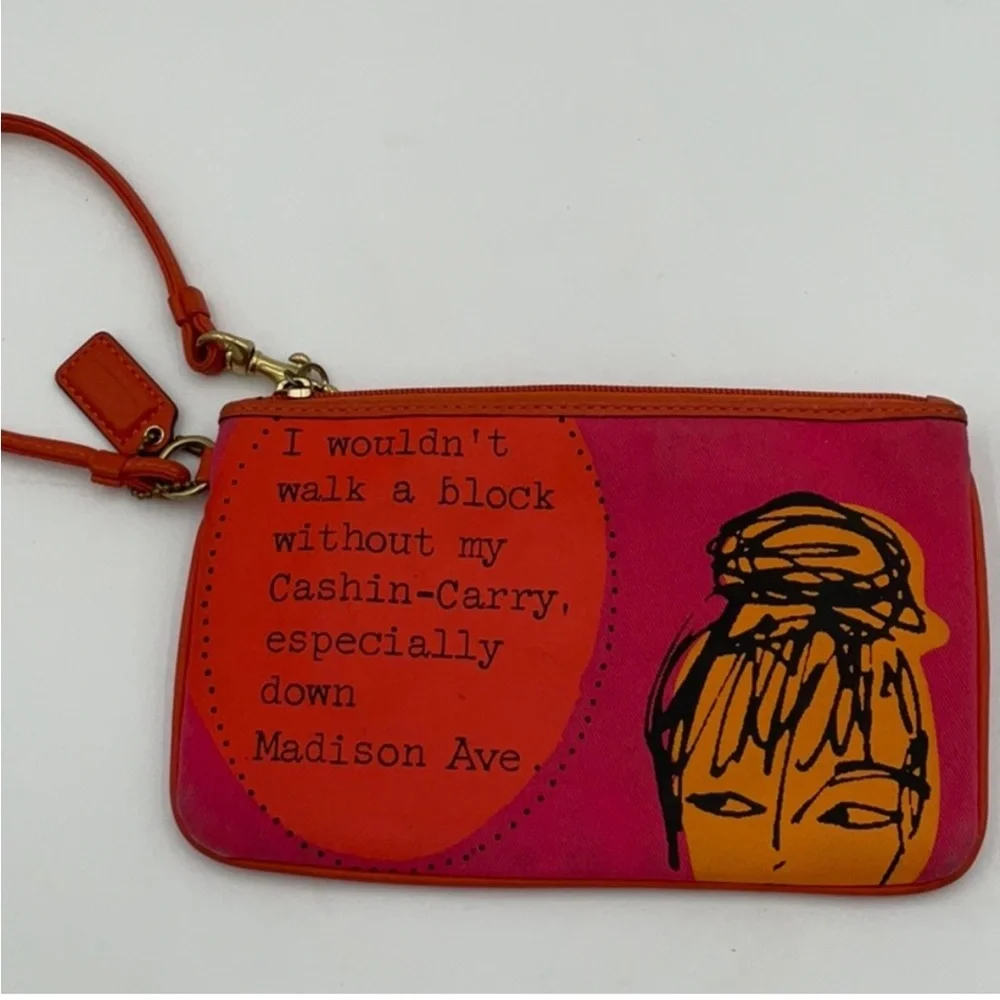 Vintage Coach Bonnie Wristlet in Red - Picture 1 of 1